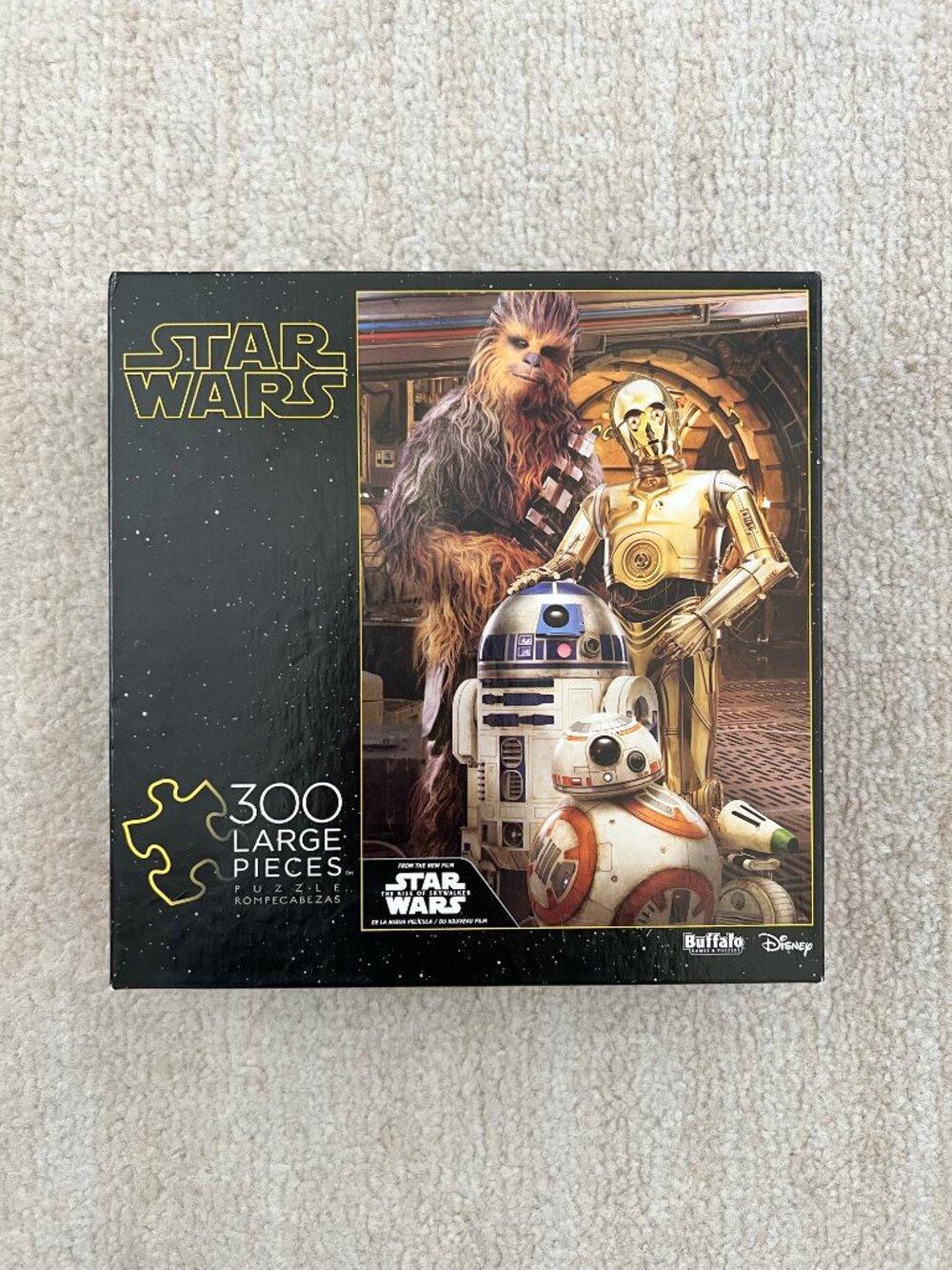 Disney Star Wars Chewbacca and the Droids 300 Large Piece Jigsaw Puzzle